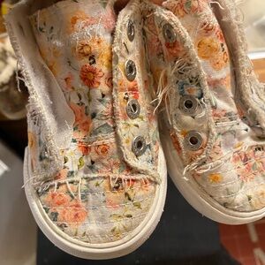 Blowfish Kids Floral Canvas Sneakers